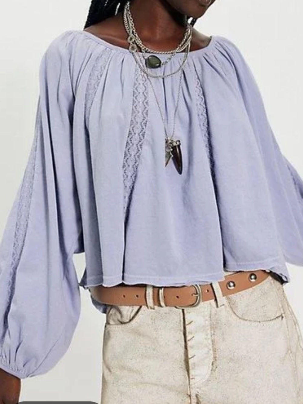 NWT Free People Marla Long Sleeve Top
